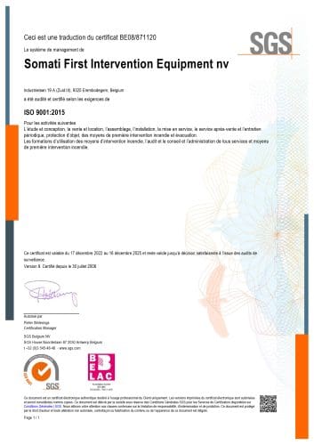 Certificat ISO 9001-2015 valable jusqu'à 16-12-2025 FR